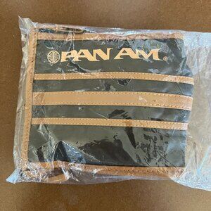 Vintage PAN AM Leather First Class Passenger Flight Amenities Travel Bag NEW